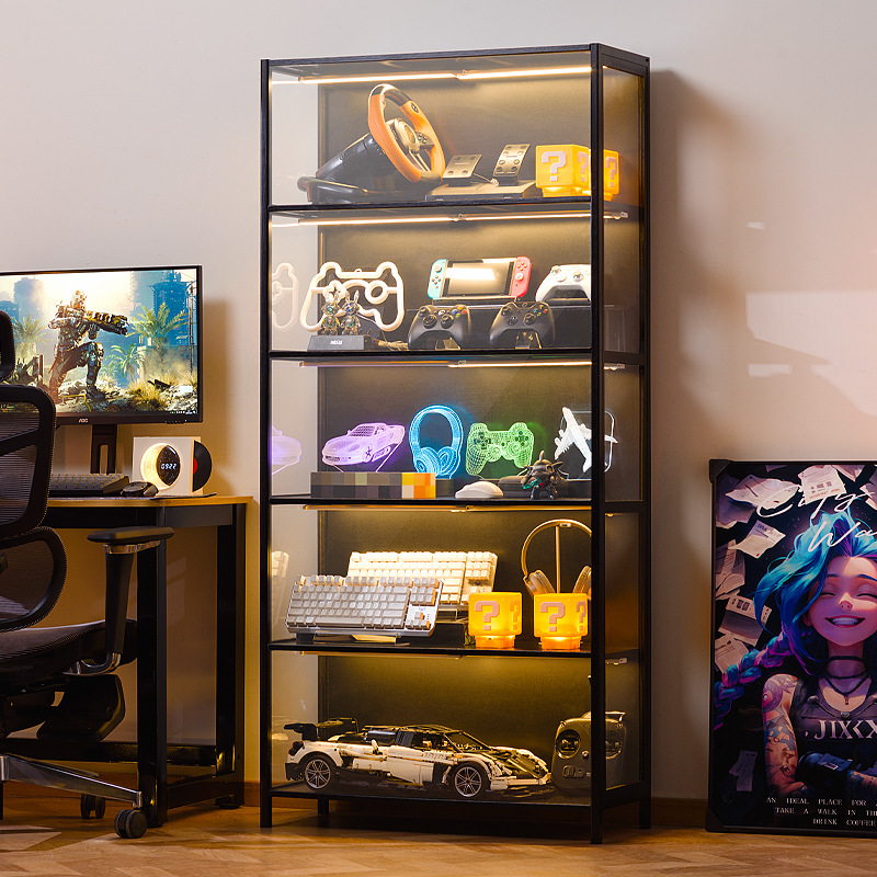 Storage & Organization - ตู้เก็บของโปร่งใสหลายชั้น, ประตูอะคริลิกกันฝุ่น, ตู้เก็บรองเท้า, ตู้โชว์สินค้า, ชั้นวางโชว์