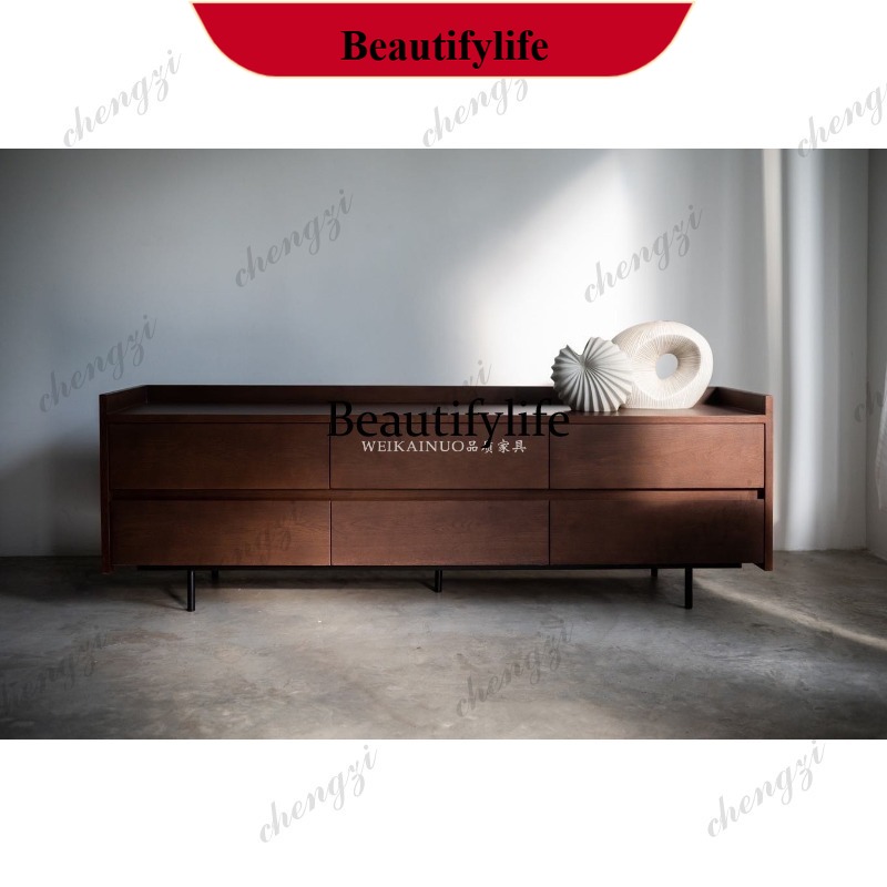 Storage & Organization - ตู้วางทีวีหินอ่อนดีไซน์ N178 สำหรับห้องนั่งเล่น พร้อมตู้เก็บของและลิ้นชัก