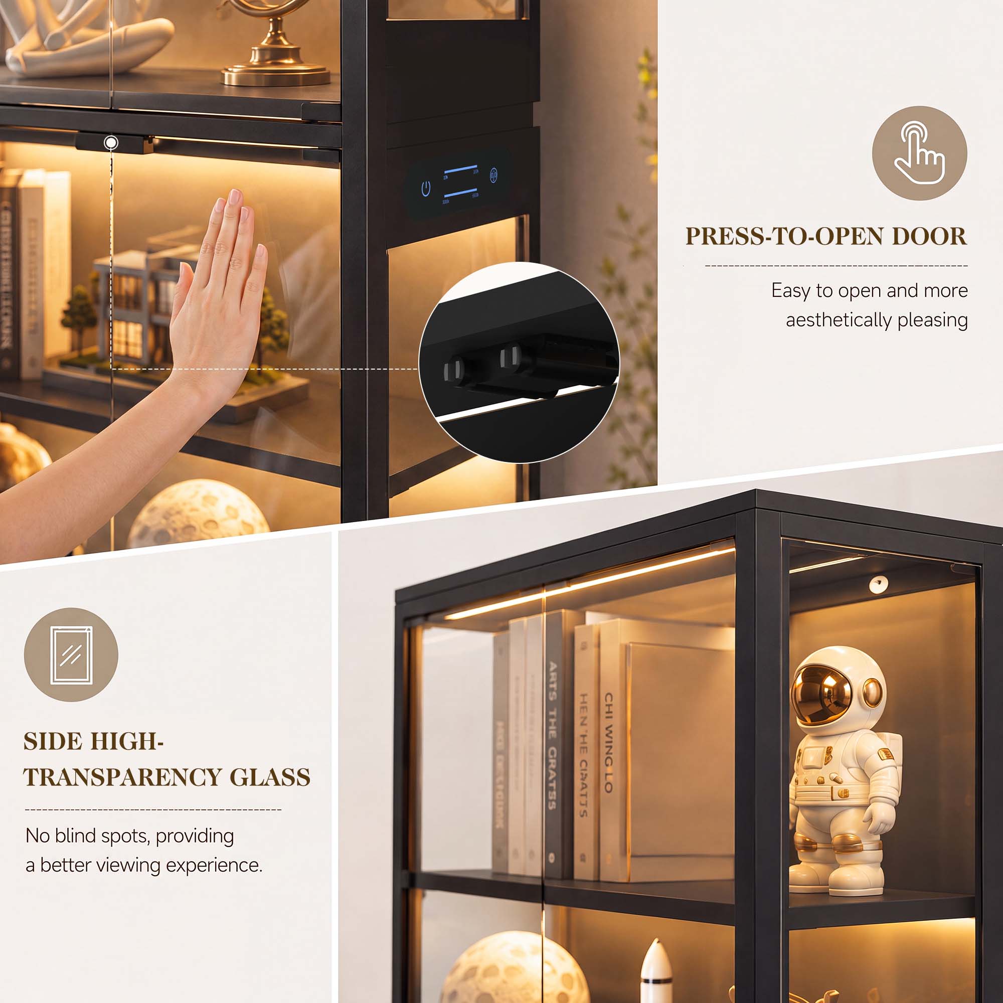 ตู้โชว์ 5 ชั้น TCGBKAF พร้อมปร - Storage & Organization บทวิจารณ์และราคา