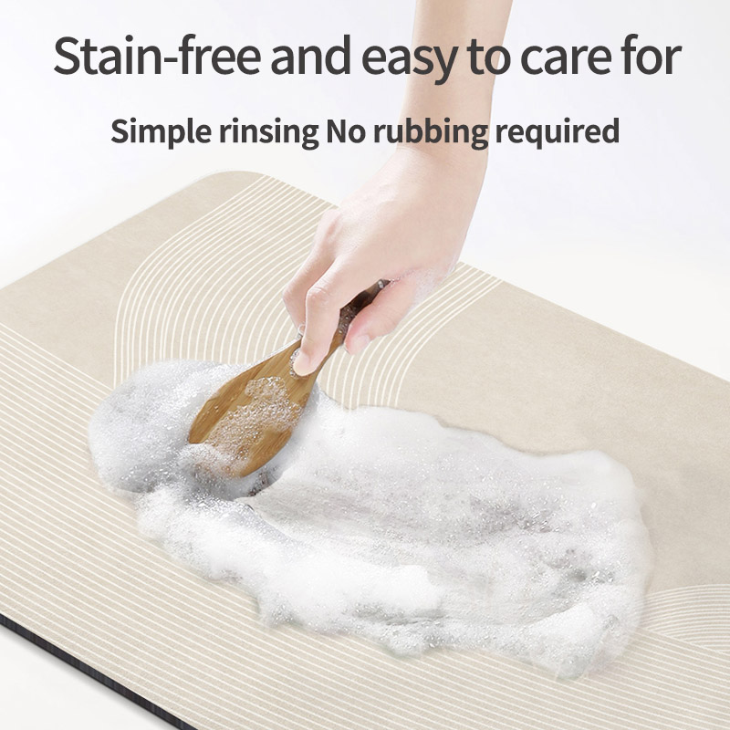 เสื่อพรมอาบน้ำเท้าไดอะตอมไมต์ใ - Quick Dry Diatomite Bath Mat บทวิจารณ์และราคา