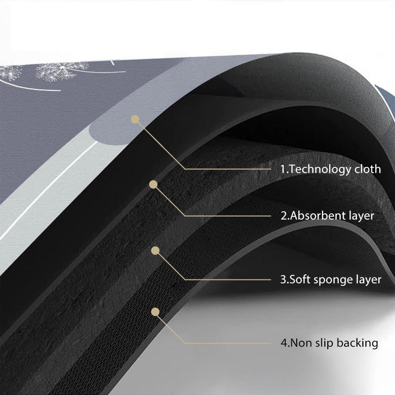 2 ชิ้น/ชุด พรมเช็ดเท้าไดอะโทไม - Quick Dry Diatomite Bath Mat บทวิจารณ์และราคา