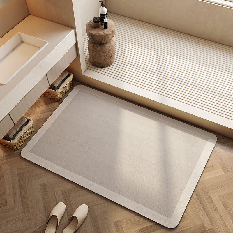 แผ่นรองอาบน้ำไดอะตอมไมต์ ซึมซั - Quick Dry Diatomite Bath Mat บทวิจารณ์และราคา