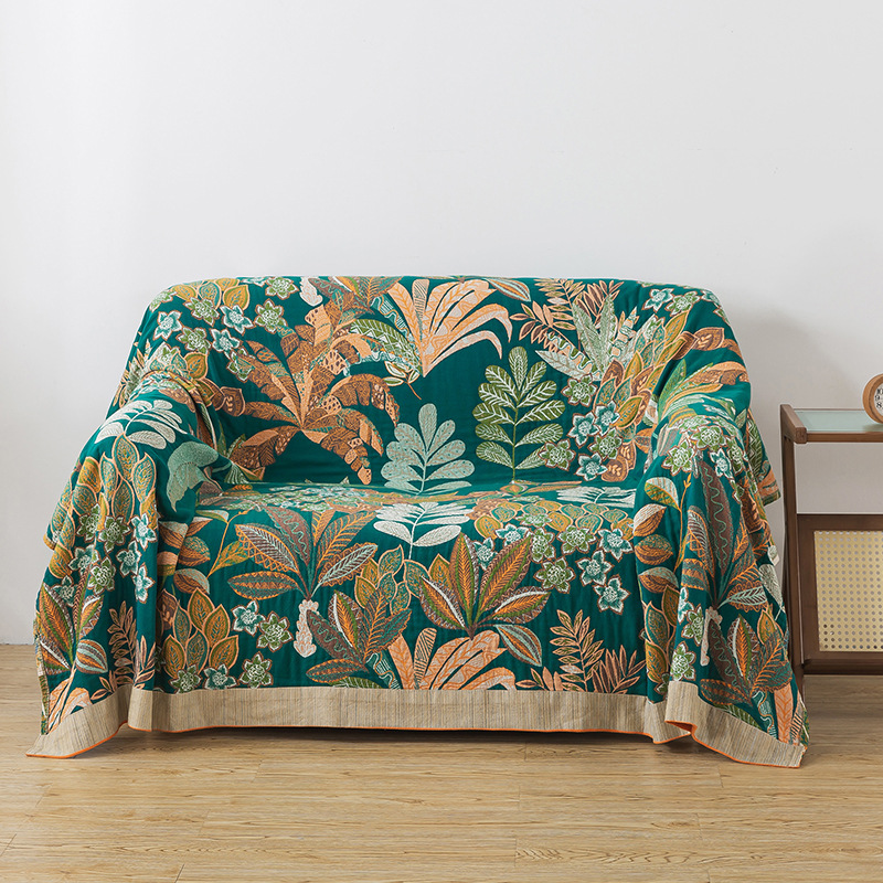 Muslin Gauzeผ้าคลุมเตียงบนเตีย - Muslin Cotton Bedspread บทวิจารณ์และราคา