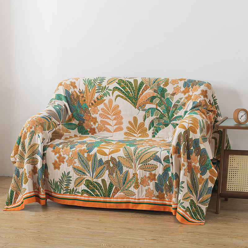 Muslin Gauzeผ้าคลุมเตียงบนเตีย - Muslin Cotton Bedspread บทวิจารณ์และราคา