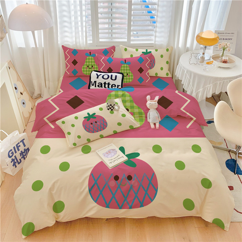 ชุดเครื่องนอนลายแอปเปิลและดอกไ - Aesthetic Floral Duvet Cover บทวิจารณ์และราคา