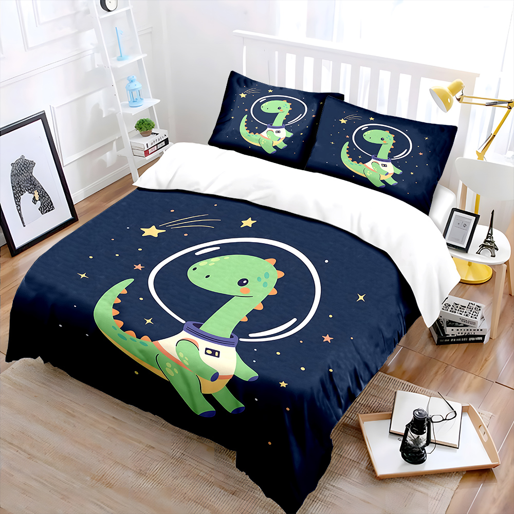 ชุดผ้าปูที่นอนลายไดโนเสาร์อวกา - Duvet Cover Sets With Zipper บทวิจารณ์และราคา